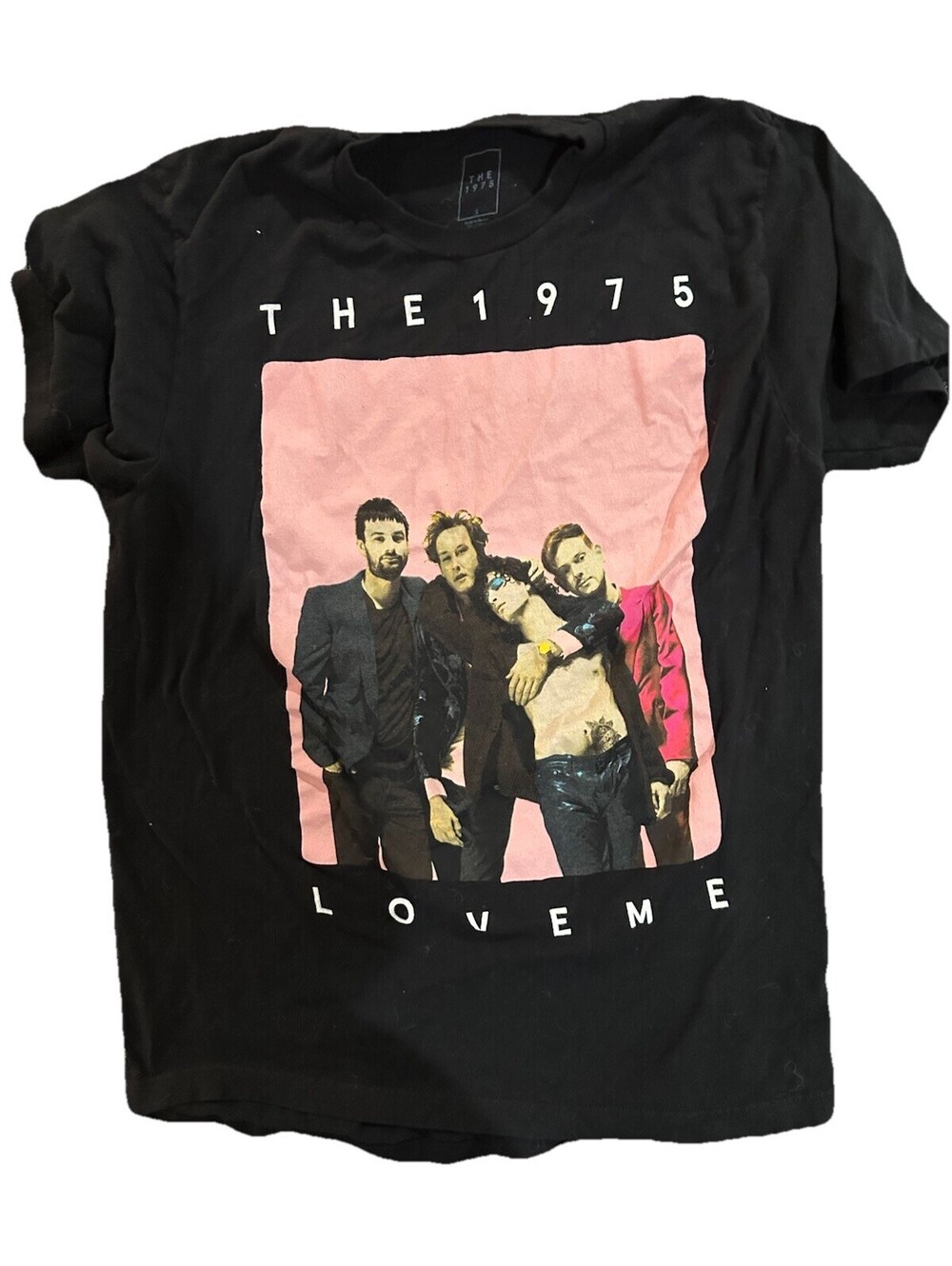 The 1975 Love Me Band T Shirt Large Black Alternative Rock Graphic Tee